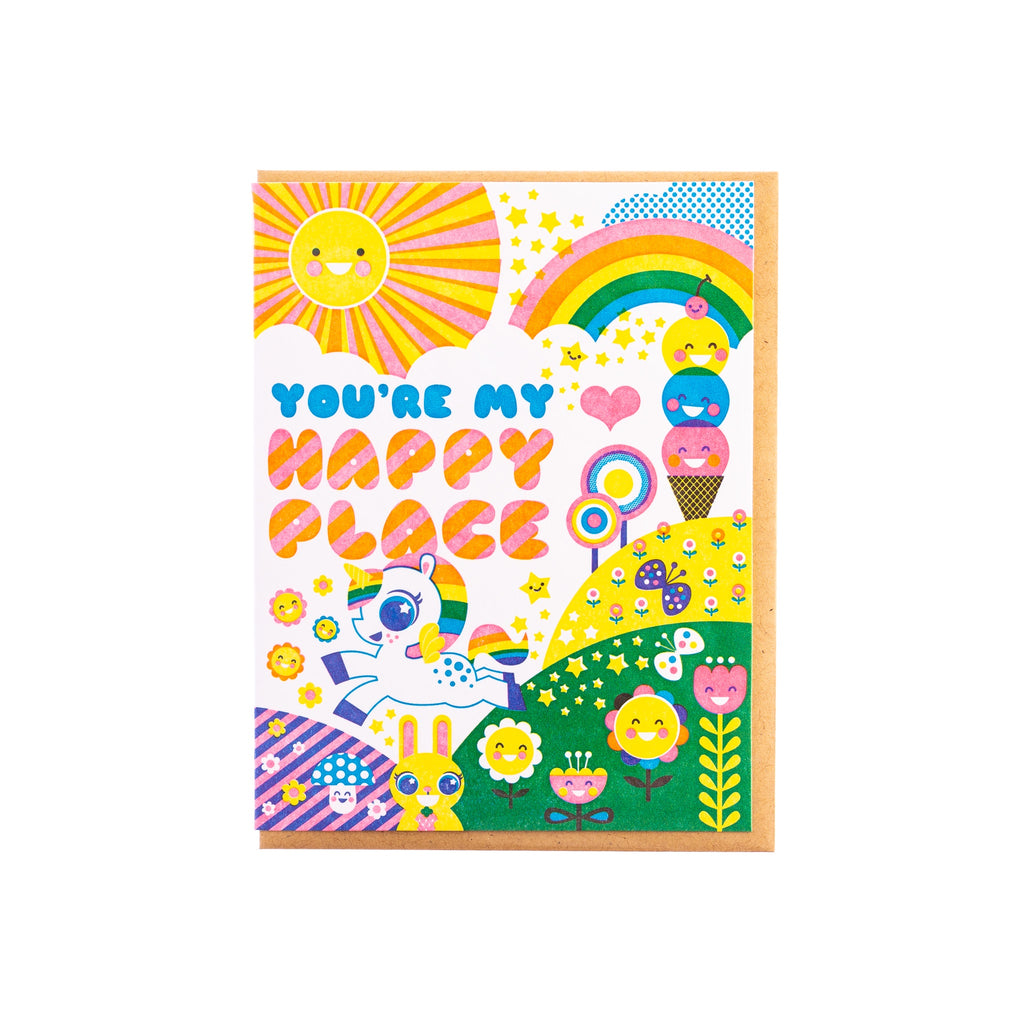 Hello Lucky // You're My Happy Place Greeting Card | Greeting Cards
