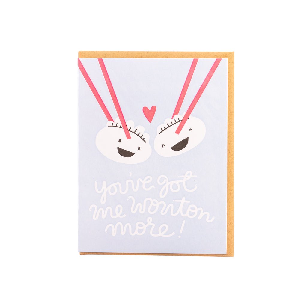 Hello Lucky // Wonton You Greeting Card | Greeting Cards
