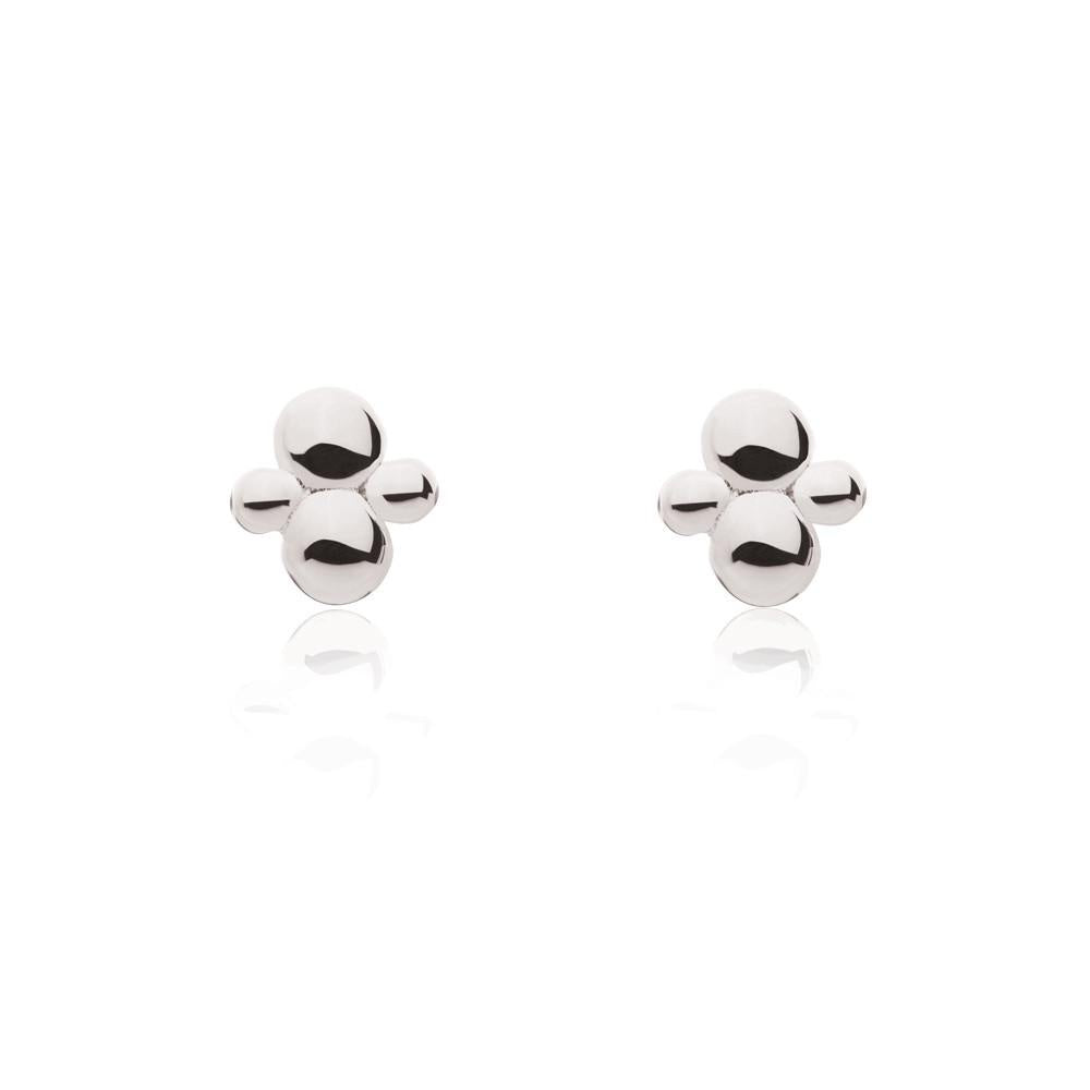 Linda Tahija // Cluster Stud Earrings - Sterling Silver | Linda Tahija Jewellery