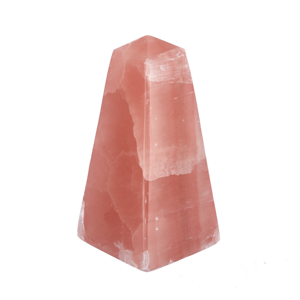 Strawberry Calcite Obelisk #1 | Crystals