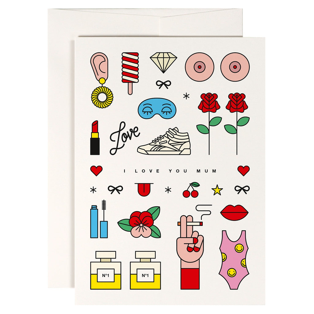 Redfries // Cool Mum Greeting Card | Greeting Cards