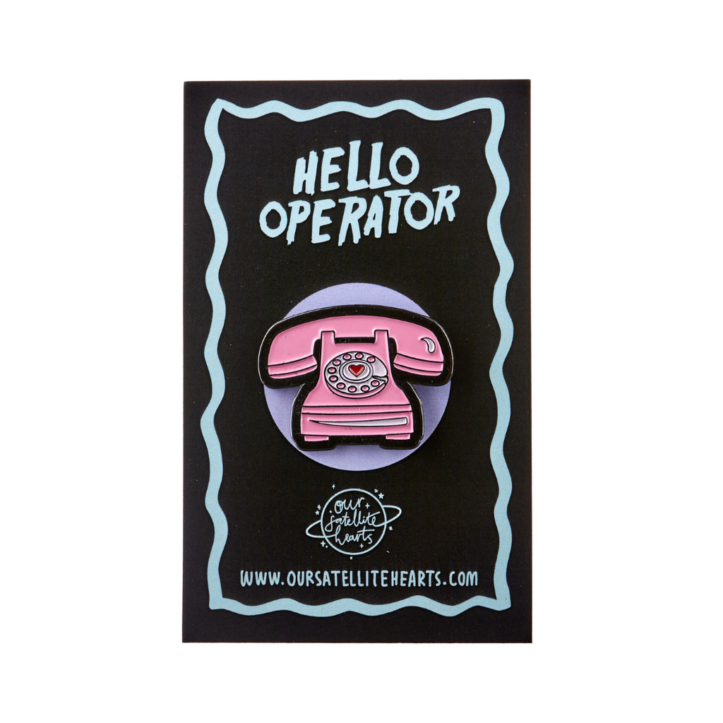 Our Satellite Hearts // Hello Operator Pin | Pin