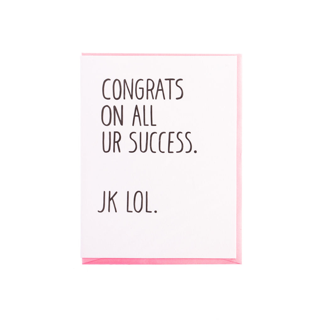 Ash Kahn // Congrats Success Greeting Card | Greeting Cards