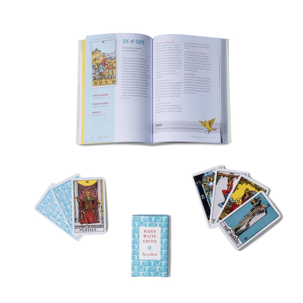 Guided Tarot Box Set: Illustrated Book & Rider Waite Smith Tarot Deck