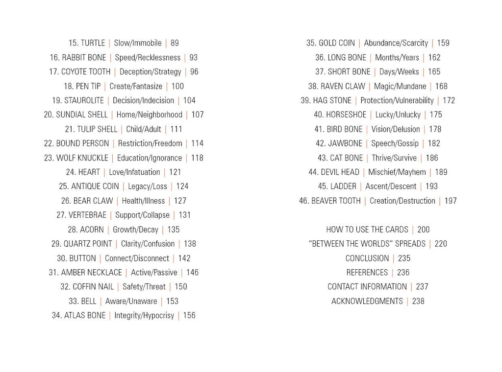 Between the Worlds: Shadowcasting with Bone and Curio Oracle Cards