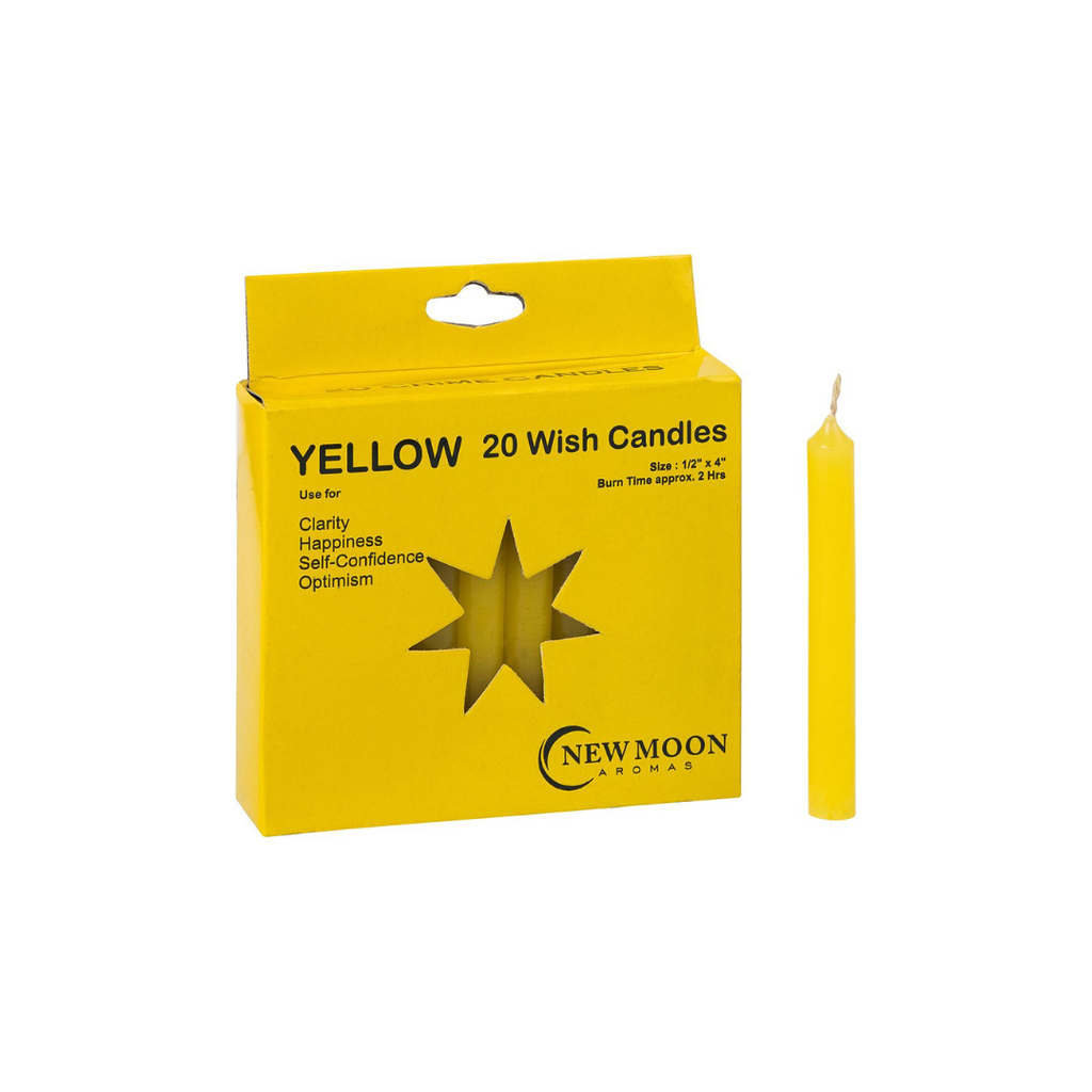 Yellow Spell Candles // 20 Pack | Candles
