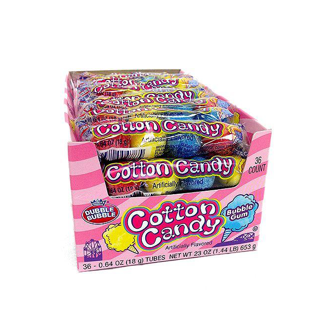 Dubble Bubble Cotton Candy Tube | Confectionery