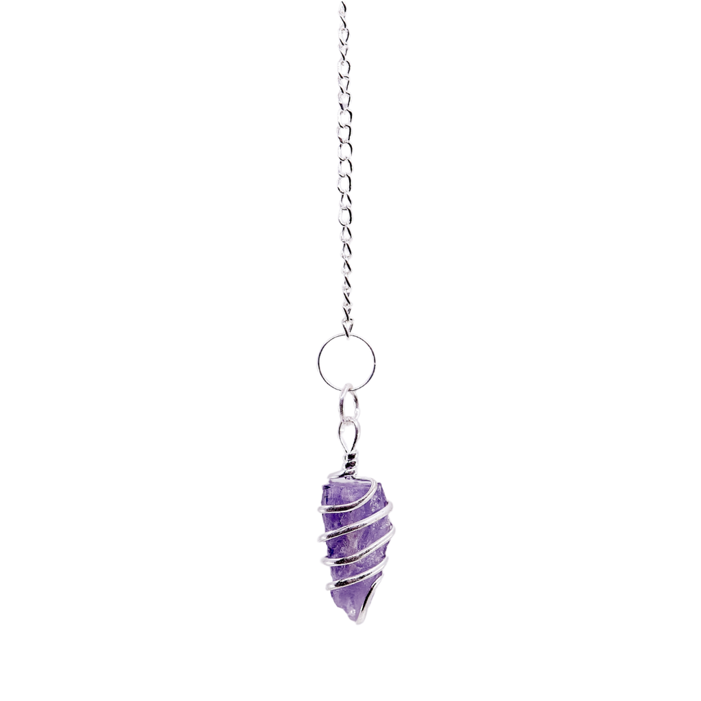 Amethyst Spiral Pendulum