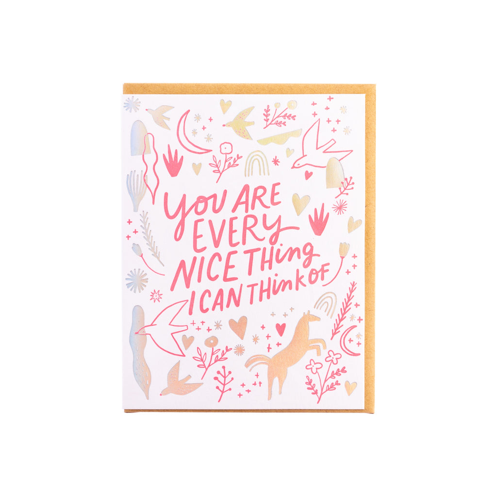 Hello Lucky // Every Nice Thing Greeting Card | Greeting Cards
