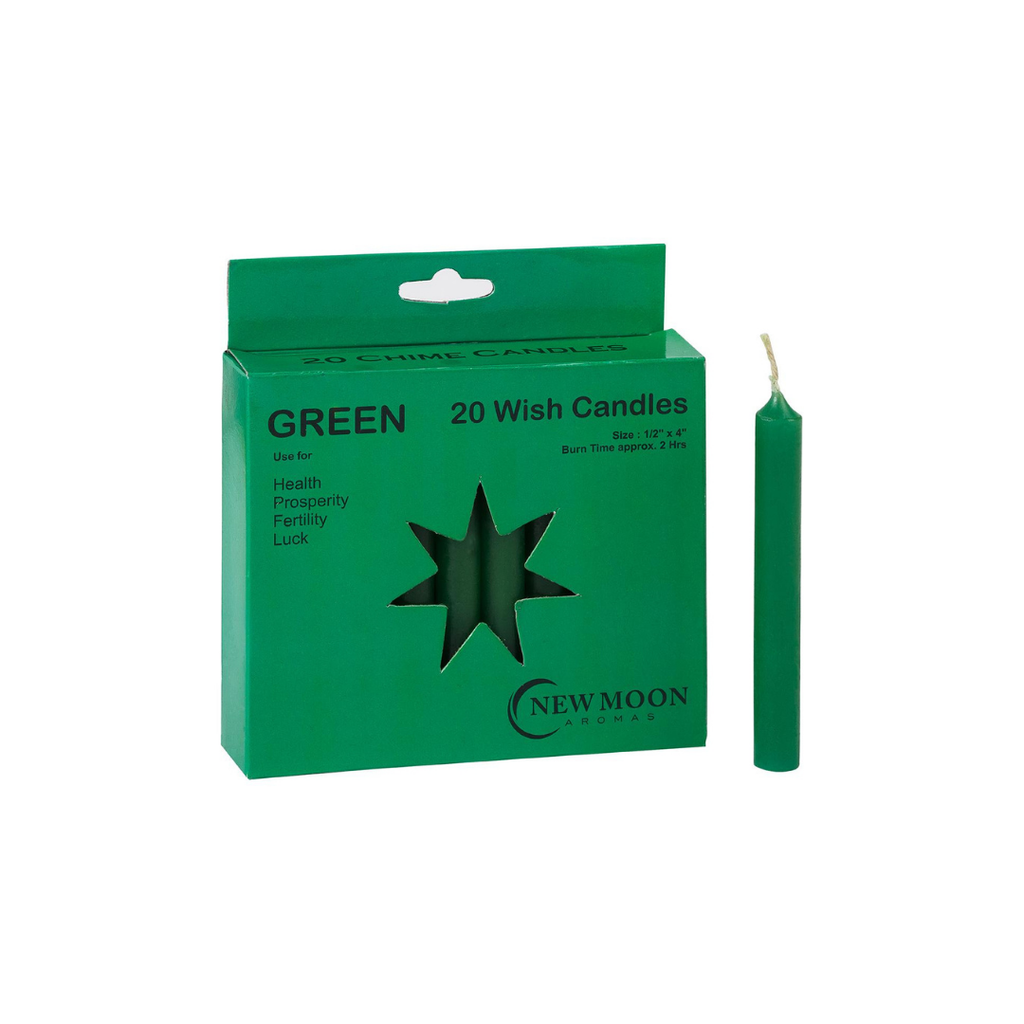 Green Spell Candles // 20 Pack | Candles