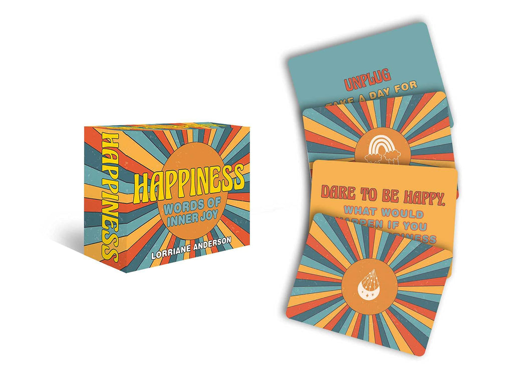 Happiness: Words Of Inner Joy: (40 Full-Colour Inspiration Cards) | Cards