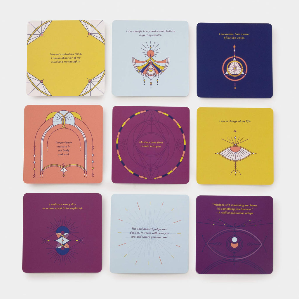 Meditation & Affirmation Cards: 64 Cards to Awaken Your Spirit // by Deepak Chopra | Cards