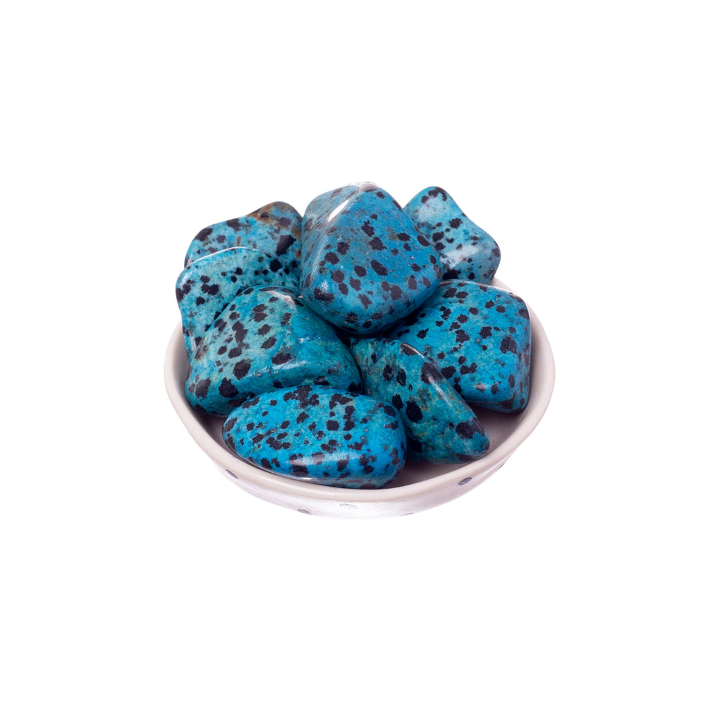 Blue Dalmatian Jasper Tumbled | Tumbled Stones