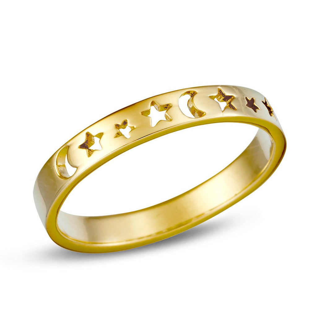 Midsummer Star // Star Phase Ring - Gold | Jewellery