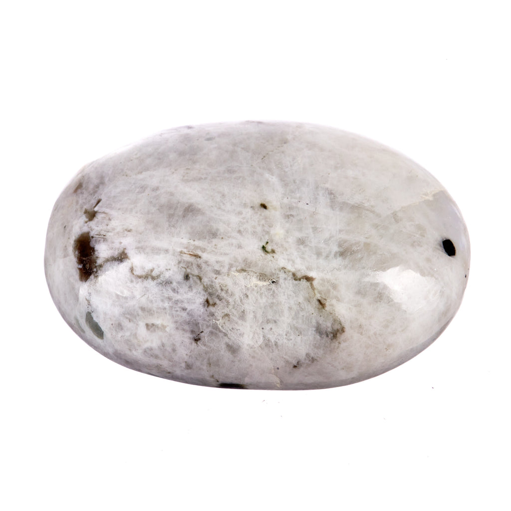 Rainbow Moonstone Palm Stone #9 | Crystals
