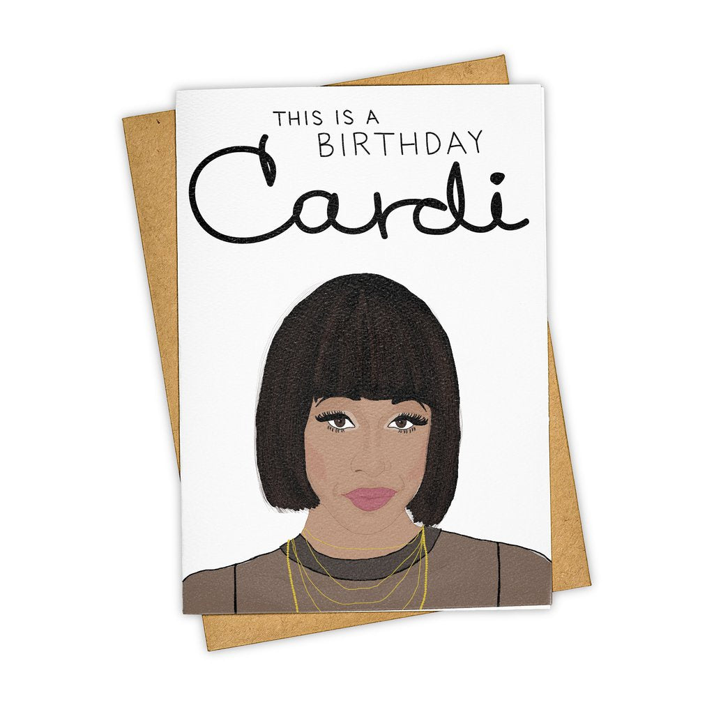 Tay Ham // This Is A Birthday Cardi Greeting Card | Cards