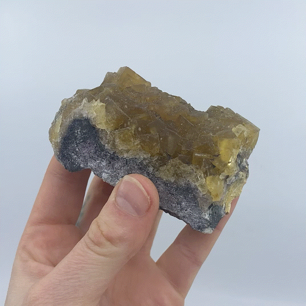Yellow Fluorite & Calcite #5