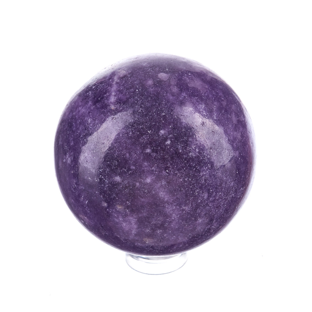 Lepidolite Sphere #14 | Crystals