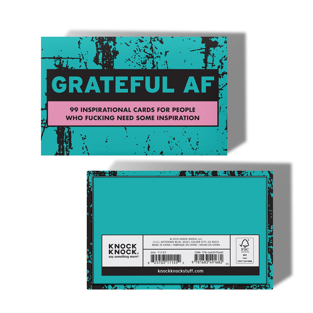 Knock Knock Grateful AF Deck