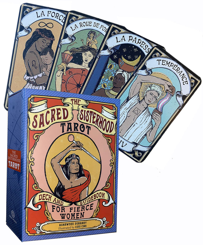 The Sacred Sisterhood Tarot: Deck and Guidebook for Fierce Women | Decks