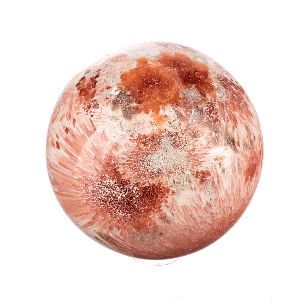 Peach Scolecite Sphere #3 | Crystals