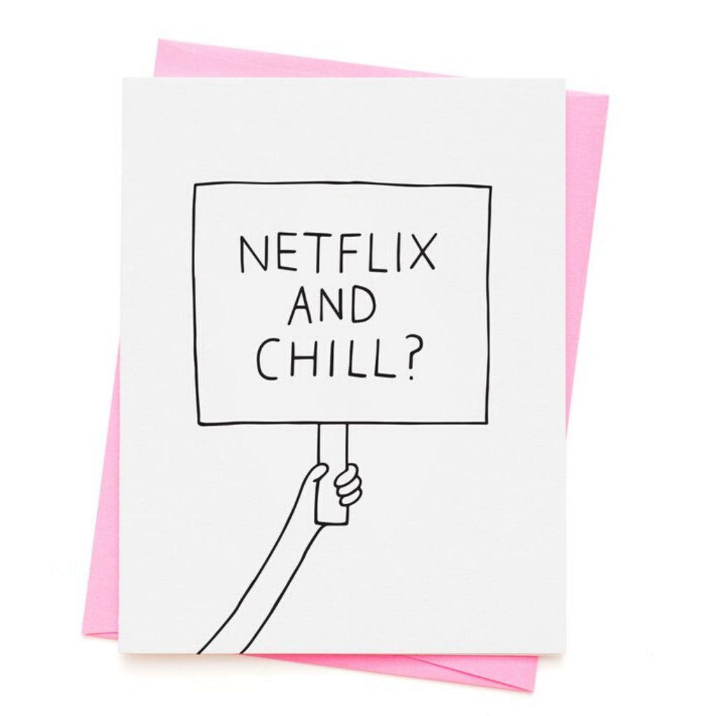 Ash Kahn // Netflix And Chill Greeting Cards | Cards