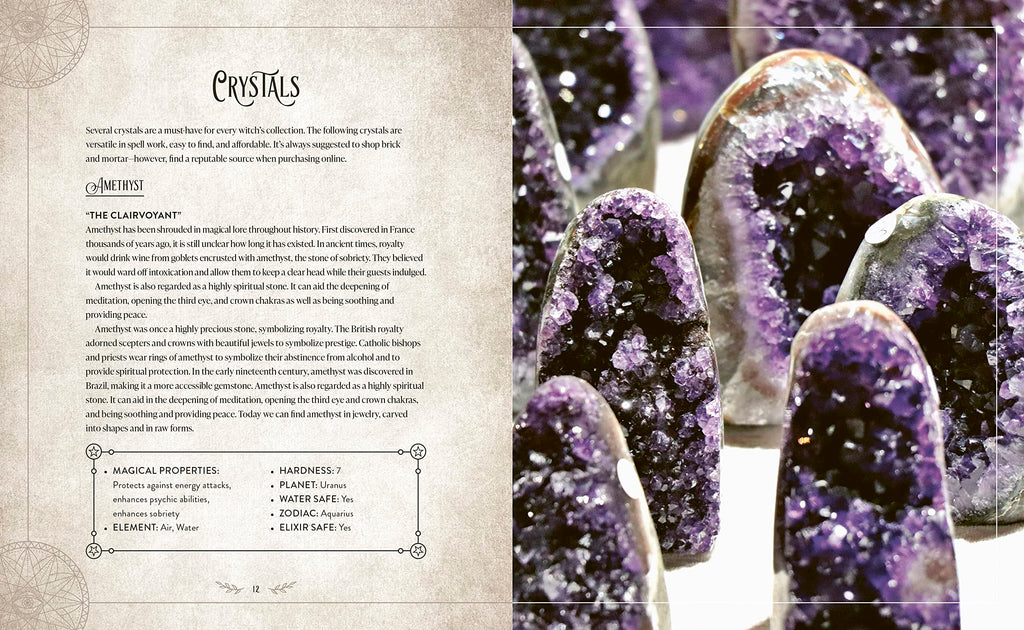 The Witch's Complete Guide to Crystals: A Spiritual Guide to Connecting to Crystal Energy