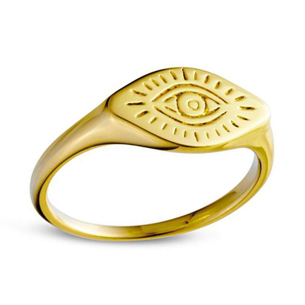 Midsummer Star // All Seeing Eye Ring - Gold | Jewellery