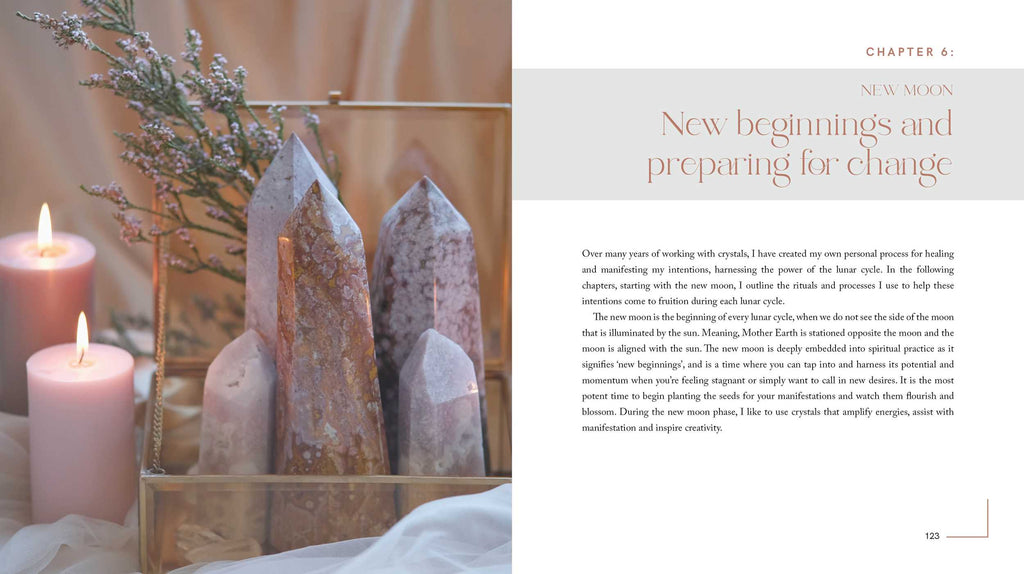 Crystal Rituals by the Moon: Raising Your Vibration through Every Lunar Cycle