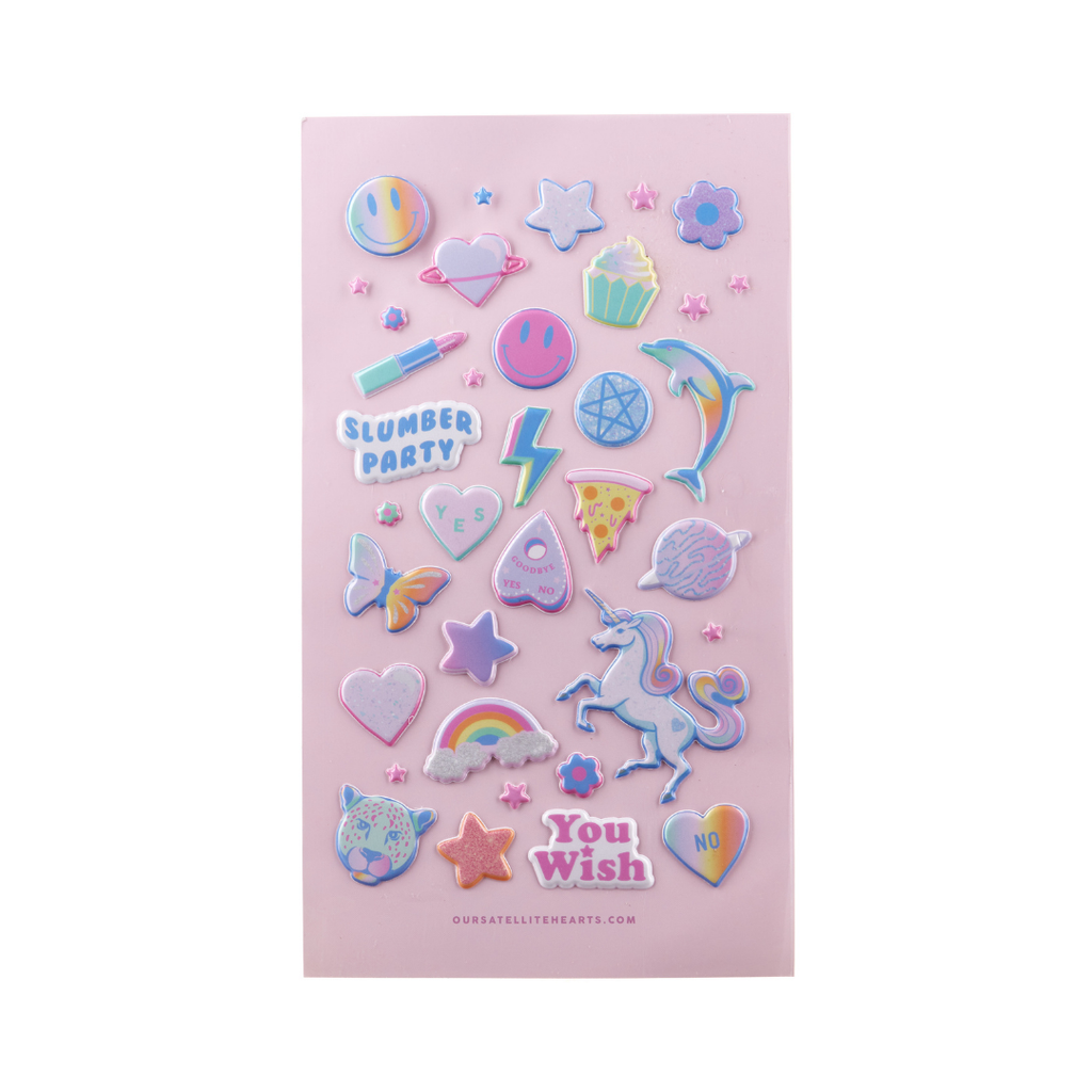 Our Satellite Hearts // You Wish Sticker Sheet | Stickers