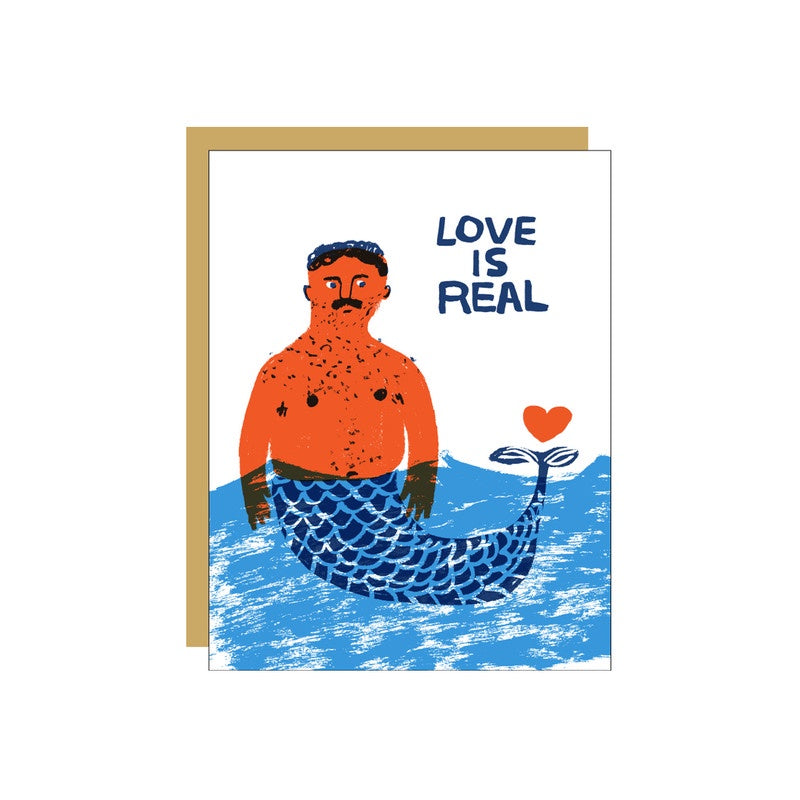 Egg Press // Love Is Real Greeting Card | Greeting Cards