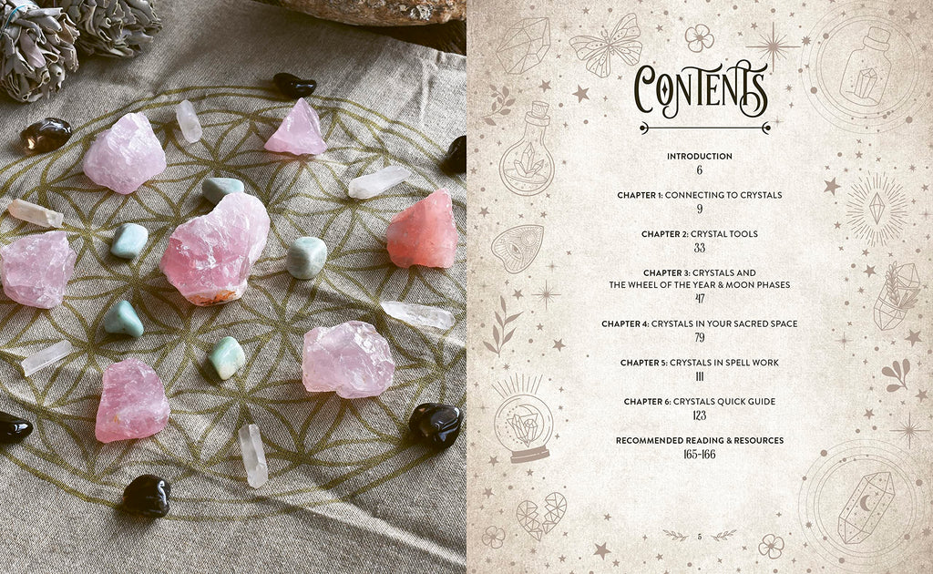 The Witch's Complete Guide to Crystals: A Spiritual Guide to Connecting to Crystal Energy