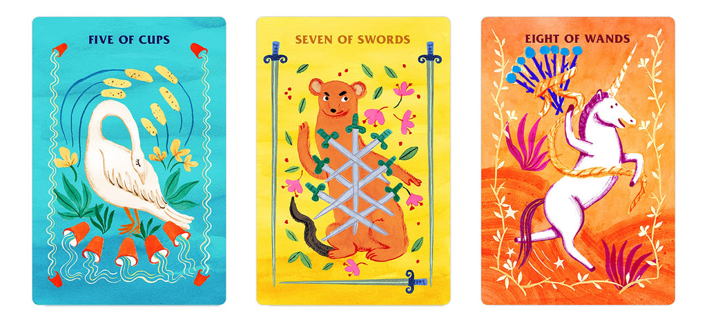 Affirmators! Tarot Cards Deck - Daily Tarot Cards with Positive Affirmations For Magical Guidance from the Universe to Help You Help Yourself without the Self-Helpy-Ness | Cards
