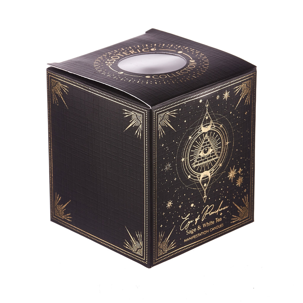 Eye of Providence Manifestation Candle - Sage & White Tea