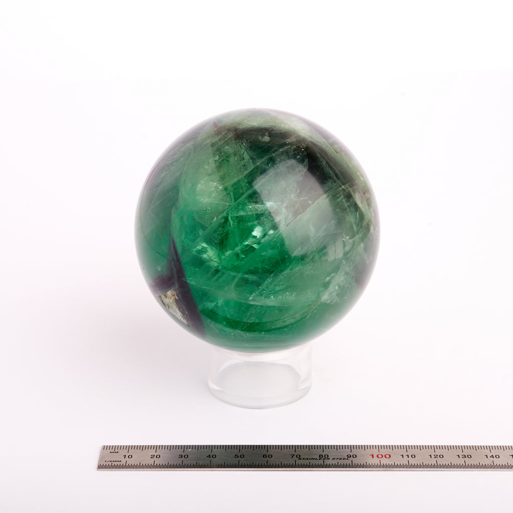 Rainbow Fluorite Sphere | Crystals