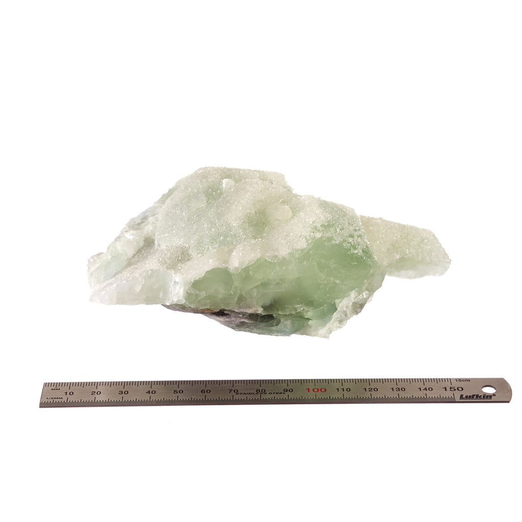 Green Fluorite with Quartz | Crystals