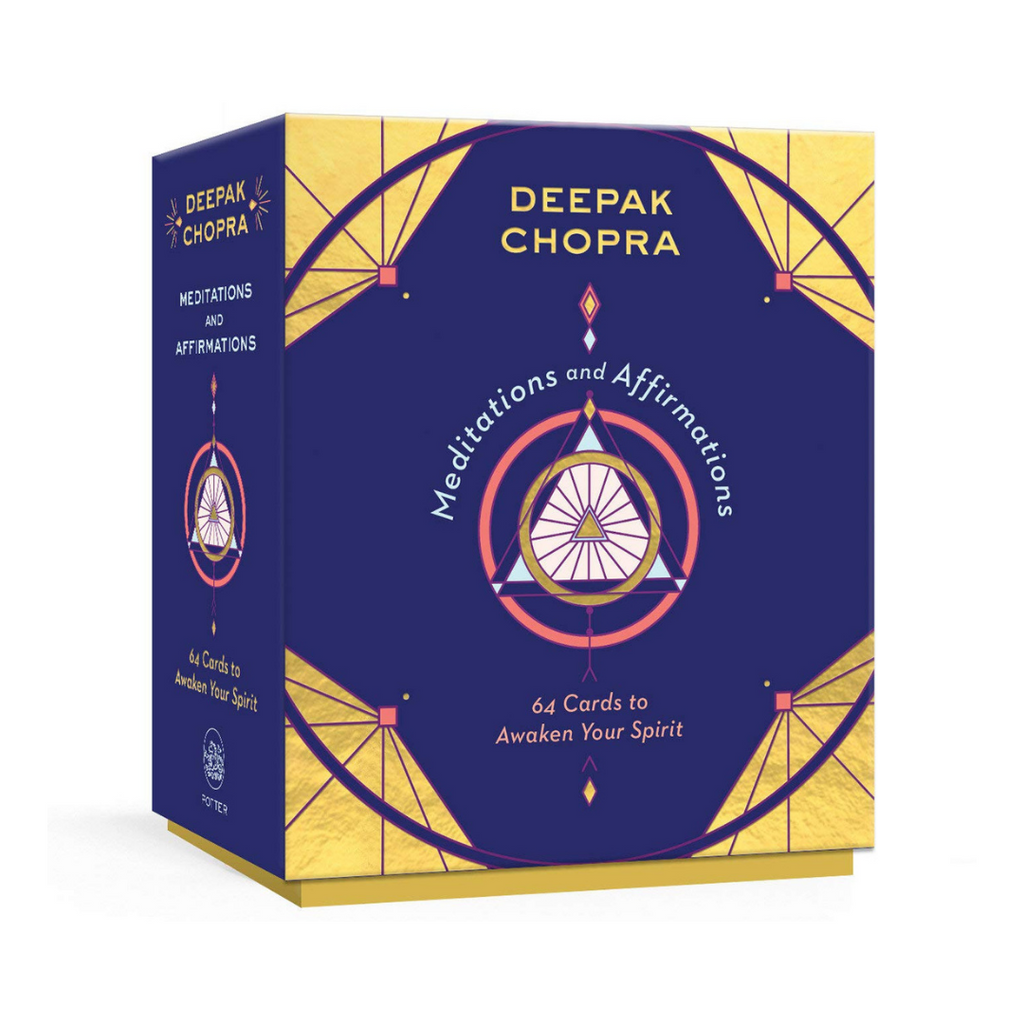 Meditation & Affirmation Cards: 64 Cards to Awaken Your Spirit // by Deepak Chopra | Cards