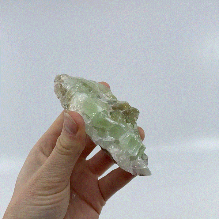Green Calcite Rough #23