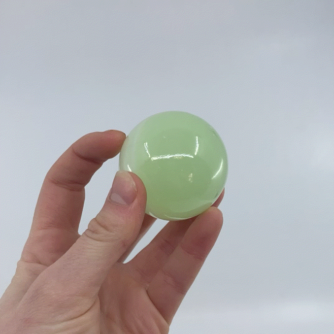 Green Calcite Sphere #3