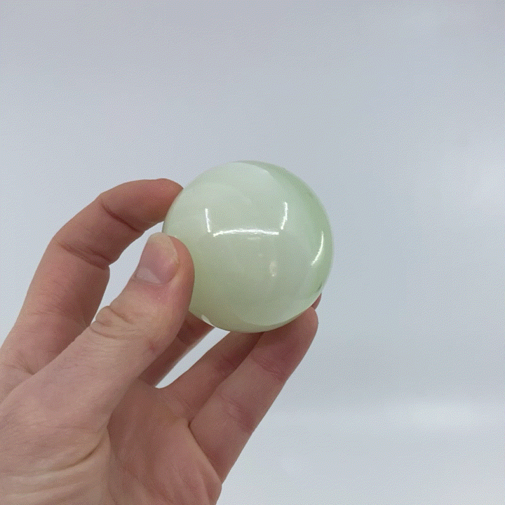 Green Calcite Sphere #4