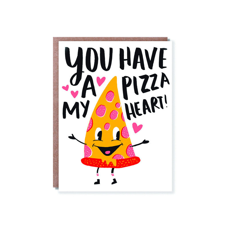 Hello Lucky // You Have a Pizza my Heart! Greeting Card | Greeting Cards