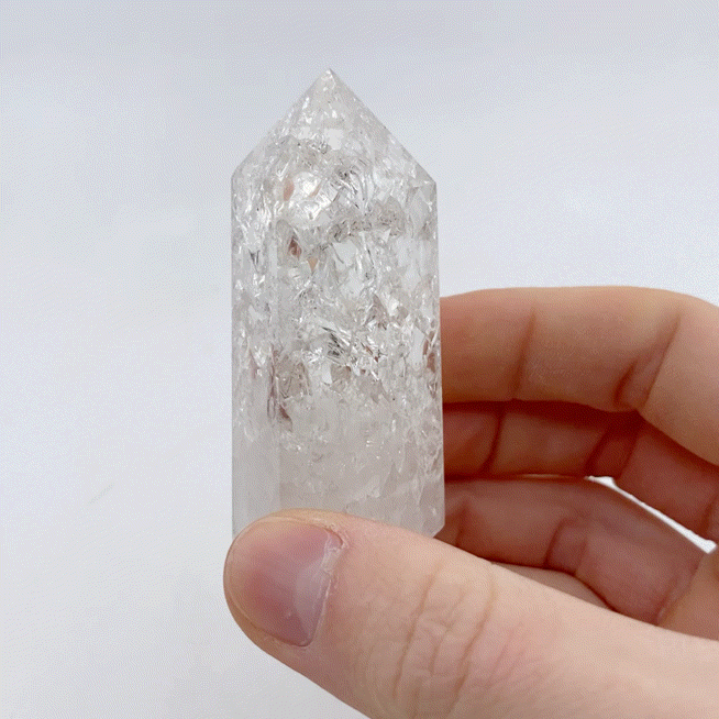 Fire and Ice Quartz Point #6 | Crystals
