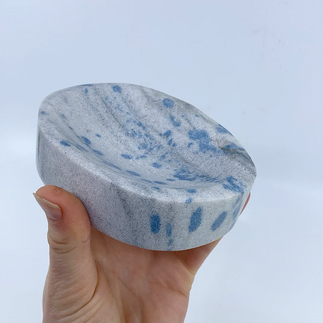 Blue Quartz Trinket Bowl #1