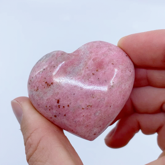 Thulite Heart #2 | Crystals