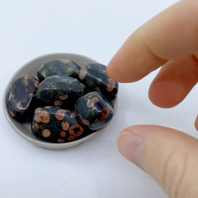 Red Snowflake Obsidian | Tumbled Stones