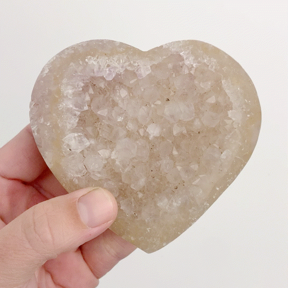 Amethyst Cluster Heart #5 | Crystals