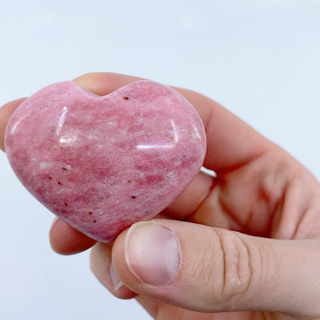 Thulite Heart #10 | Crystals