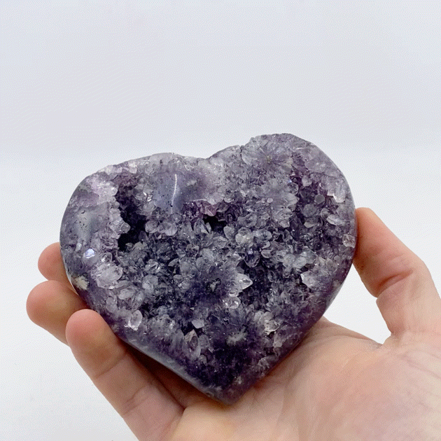 Amethyst Heart #4 | Crystals