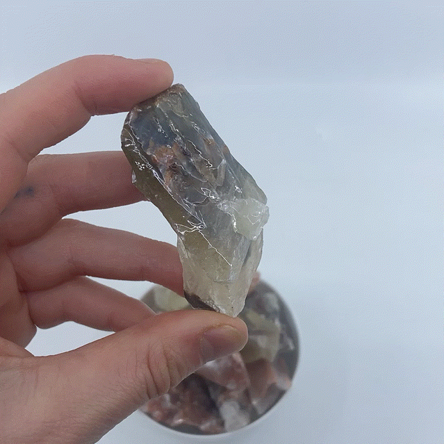 Tri-Colour Calcite Rough - Small