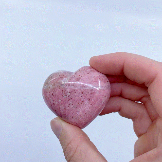 Thulite Heart #3 | Crystals